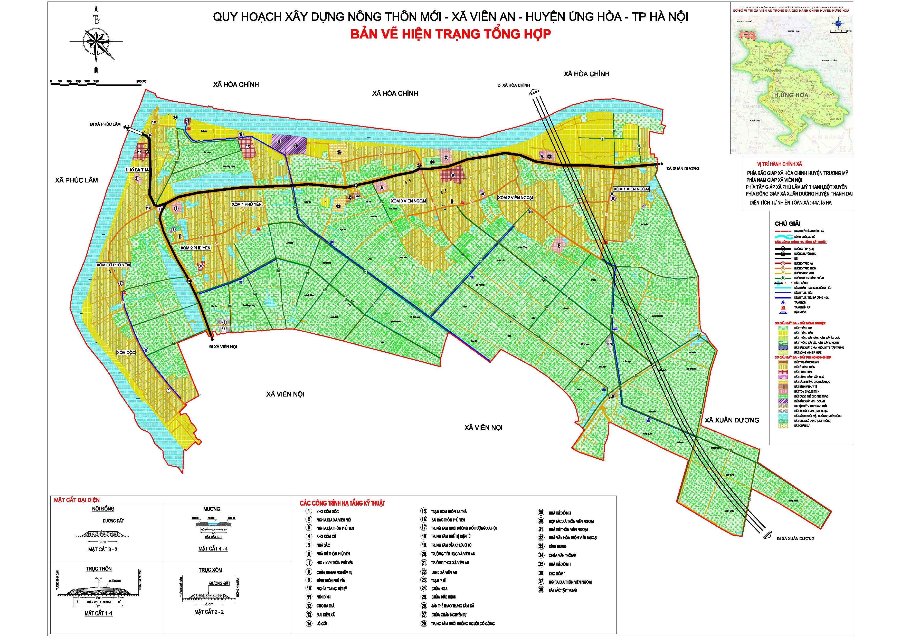 Planning new rural construction An Vien Commune, Ung Hoa District, Ha Noi City
