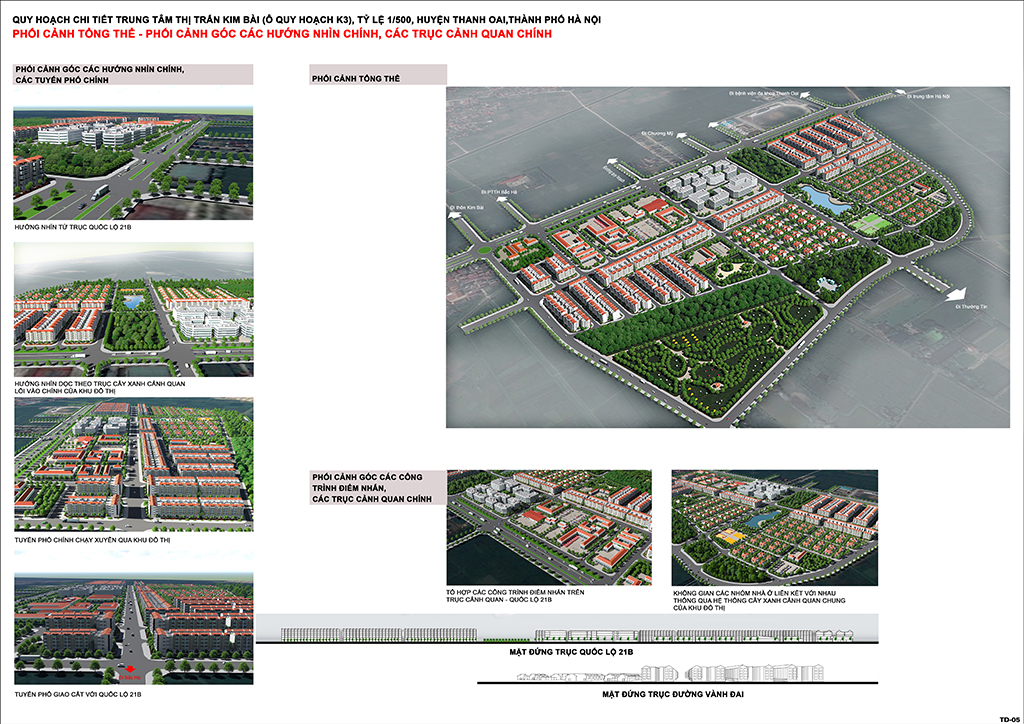 Trung tâm thị trấn Kim Bài (ô quy hoạch K3), tỷ lệ 1/500, huyện Thanh Oai, thành phố Hà Nội_Quy hoạch chi tiết t