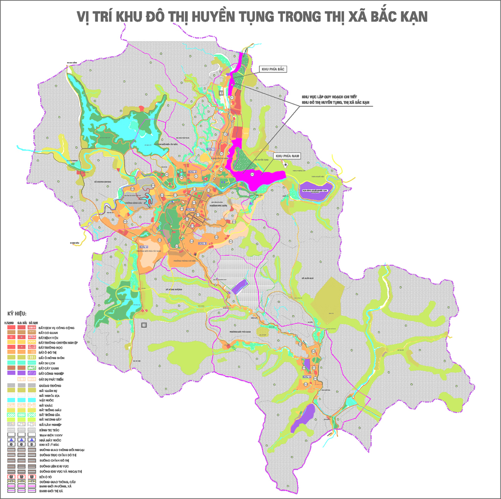 Khu đô thị Huyền Tụng, thị xã Bắc Kạn_Quy hoạch chi tiết