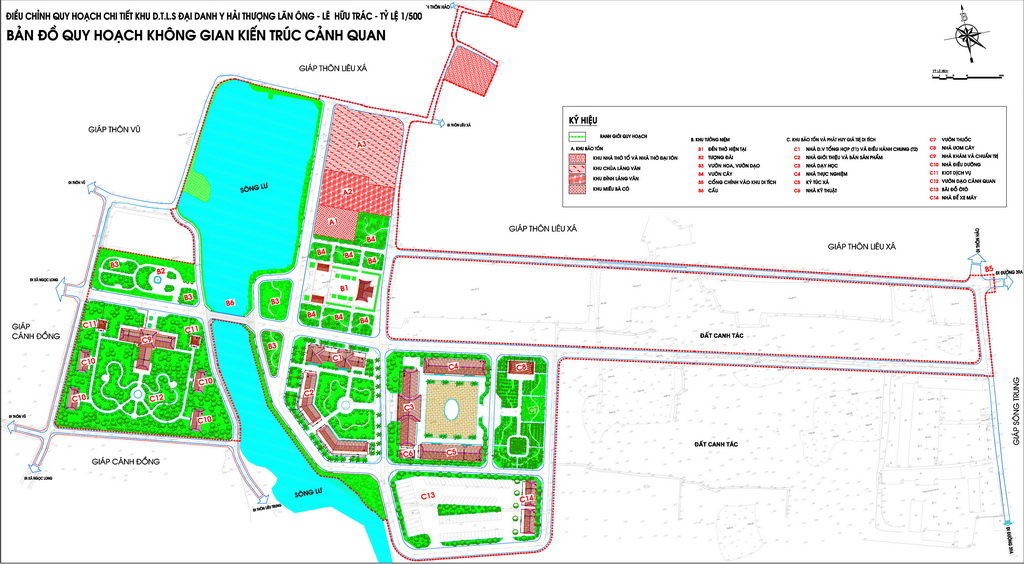 Khu DTLS Đại danh y Hải Thượng Lãn Ông - Lê Hữu Trác_Quy hoạch chi tiết