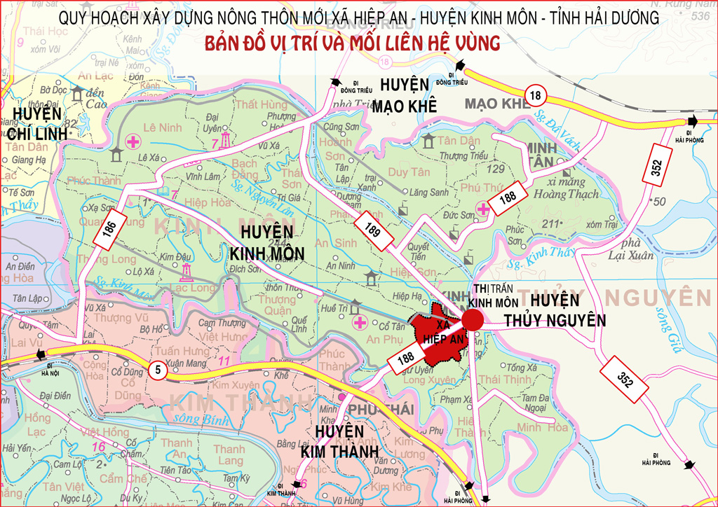 Planning new rural construction in Hiep An - Kinh Mon District - Hai Duong Province