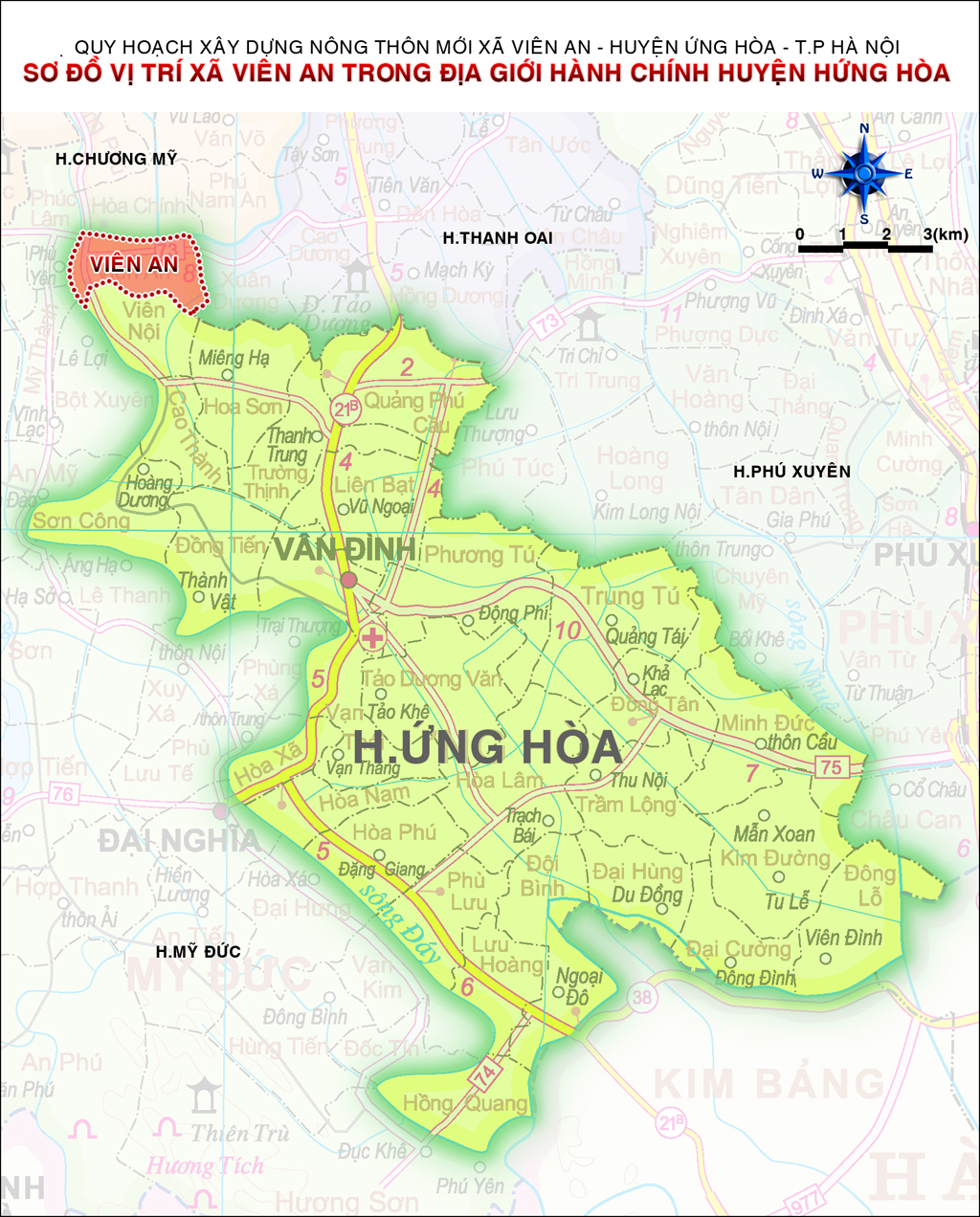 Planning new rural construction An Vien Commune, Ung Hoa District, Ha Noi City
