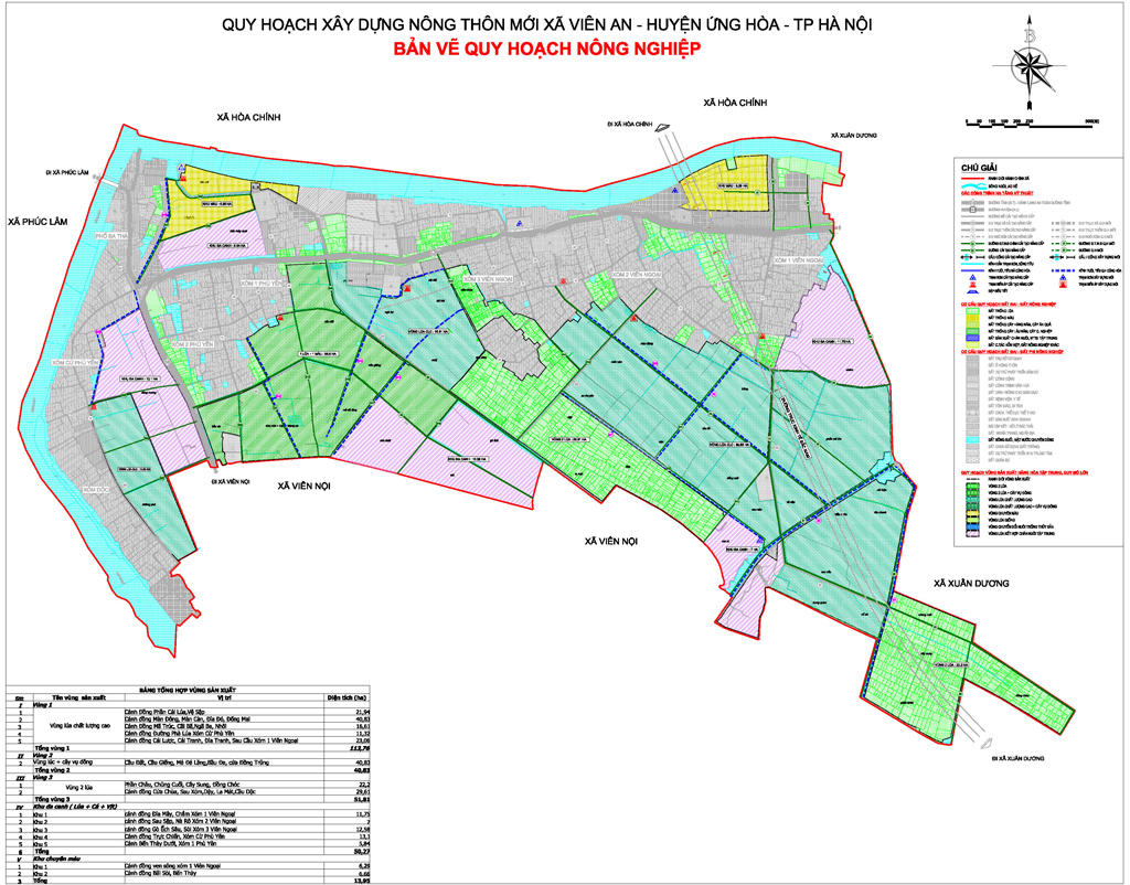 Planning new rural construction An Vien Commune, Ung Hoa District, Ha Noi City
