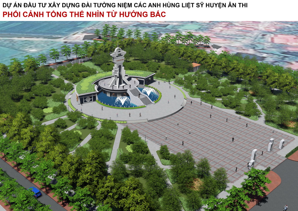 Đài tưởng niệm các AHLS huyện Ân Thi_Dự án đầu tư xây dựng